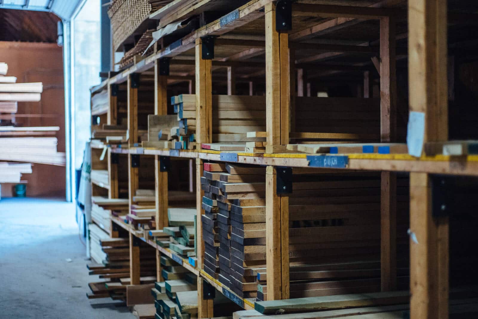 The Wood Source's Wall of Wood