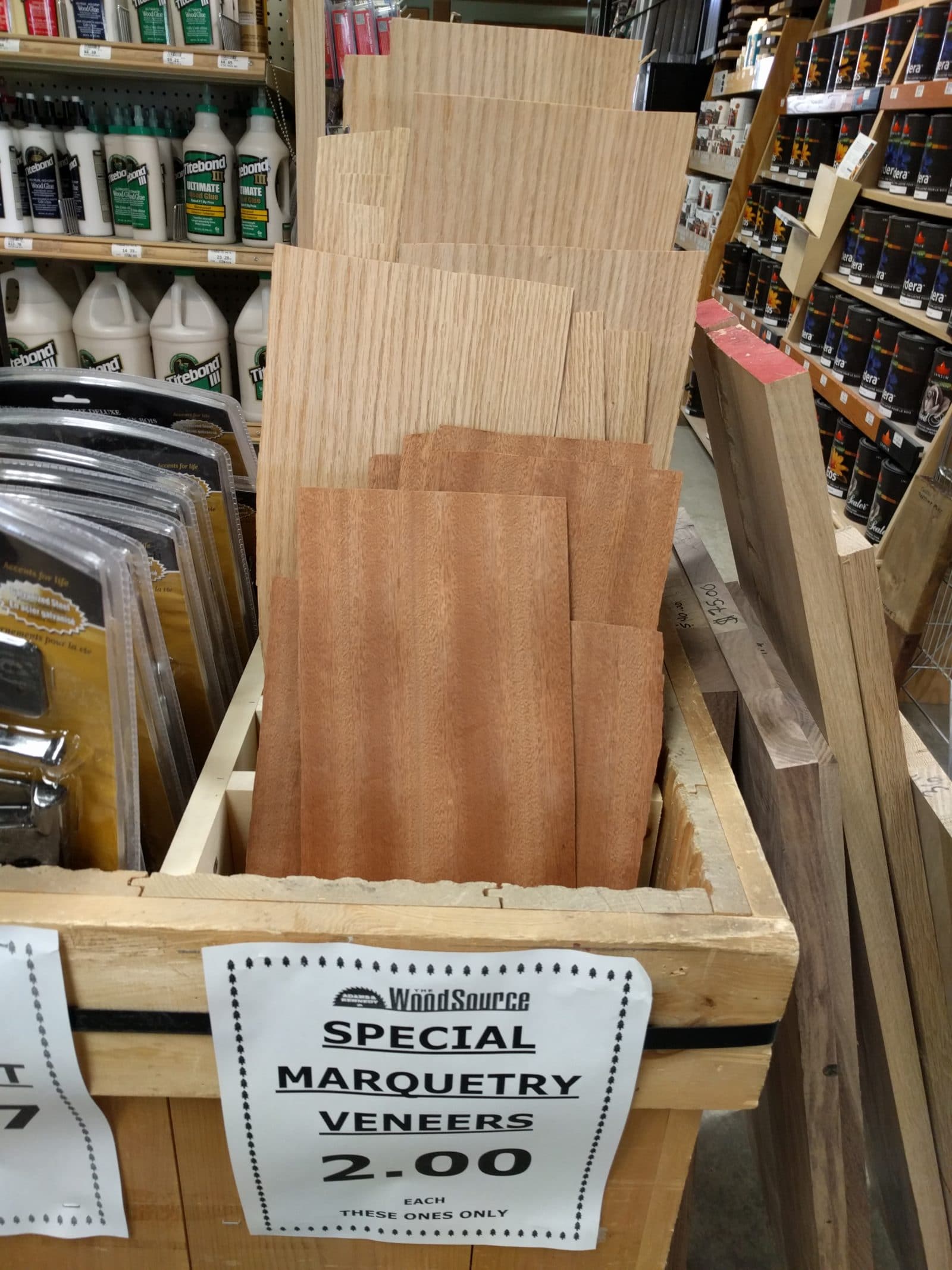 Miscellaneous Marquetry Veneer ($2/pc)