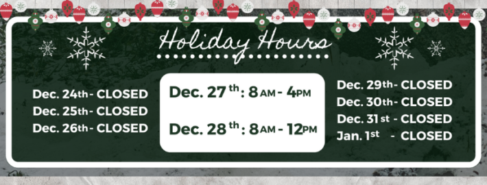 Christmas Hours Email PNG The WoodSource