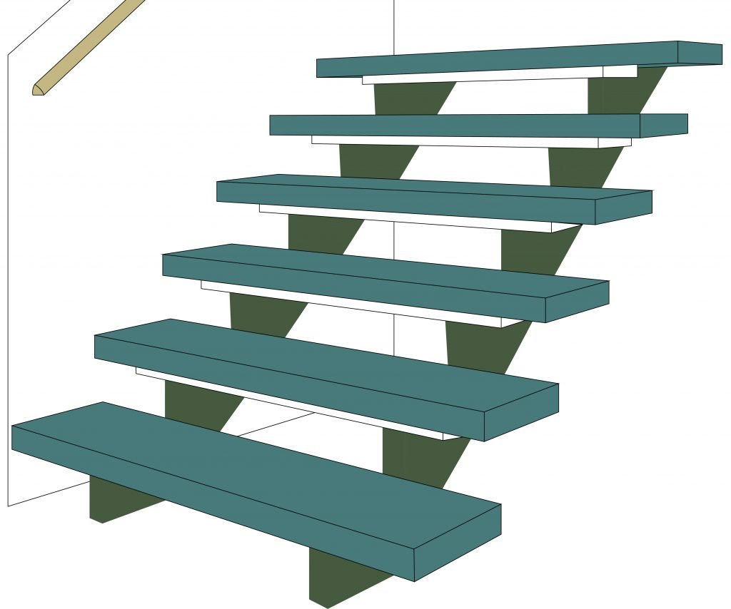 parts of a stair tread