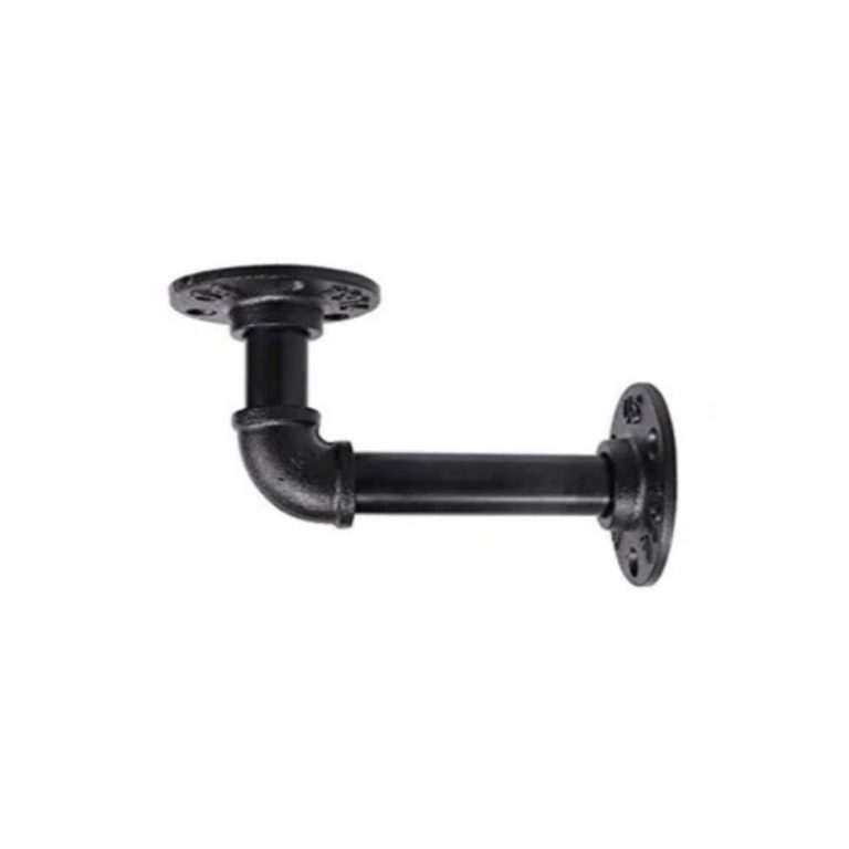 Industrial Pipe Wall Bracket The WoodSource