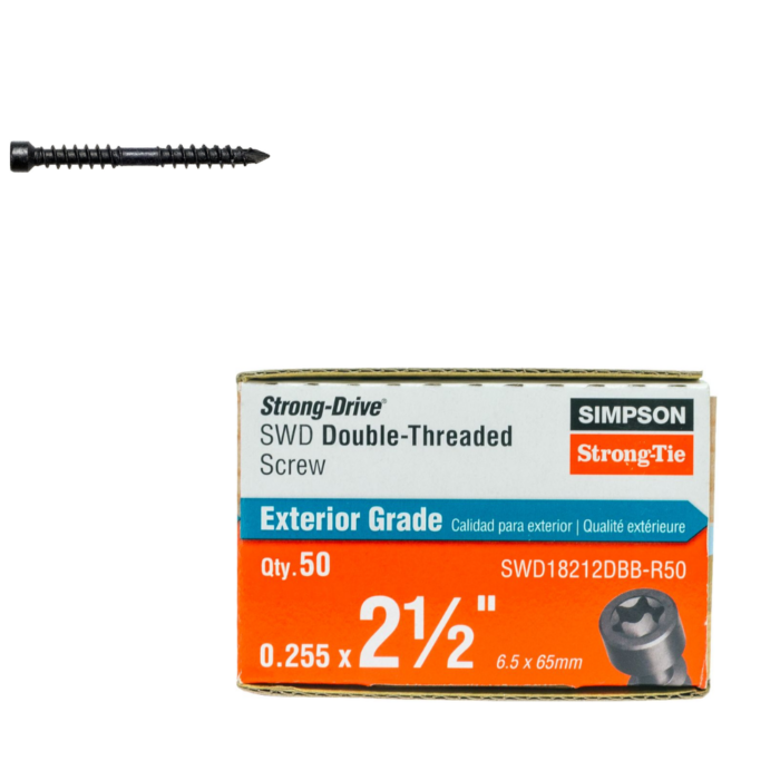 Strong-Drive SWD Double-Threaded Screw
